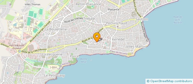localisation de l'entreprise SCI SOFIMO à PORNICHET