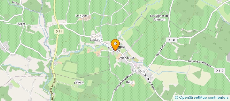 localisation de l'entreprise SCI SOFINA  PORTE-DE-BENAUGE