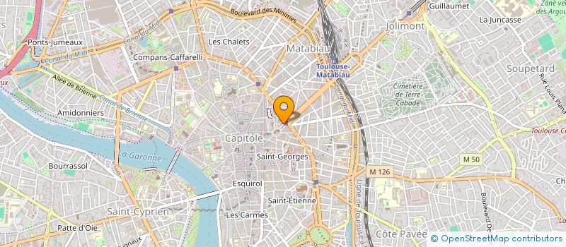 localisation de l'entreprise SCI SOFINIMMO 2 à TOULOUSE