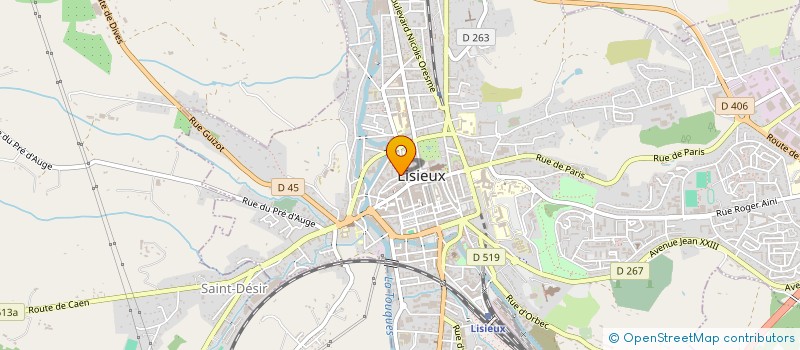 localisation de l'entreprise SCI SOFIPIERRE à LISIEUX