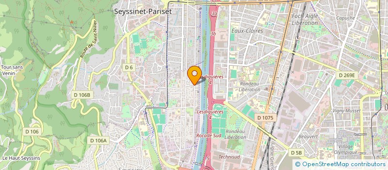 localisation de l'entreprise SCI SOFIRES à SEYSSINS