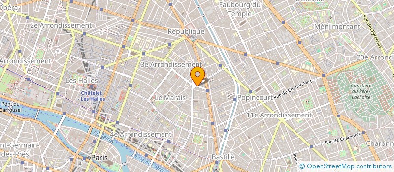 localisation de l'entreprise SCI SOFITA  PARIS