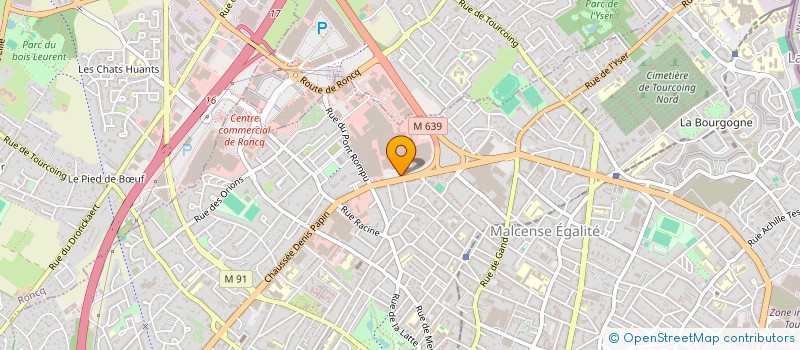 localisation de l'entreprise SCI SOFIVE  TOURCOING