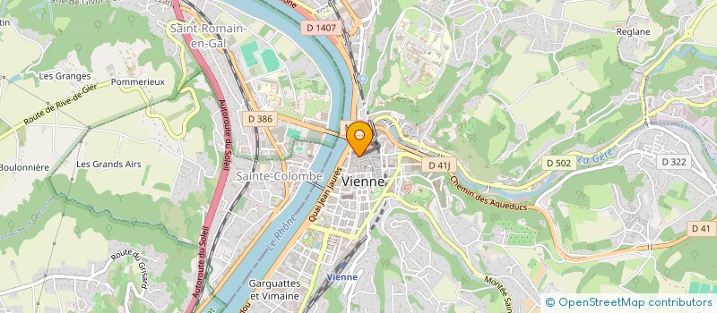 localisation de l'entreprise SCI SOFLOR  VIENNE