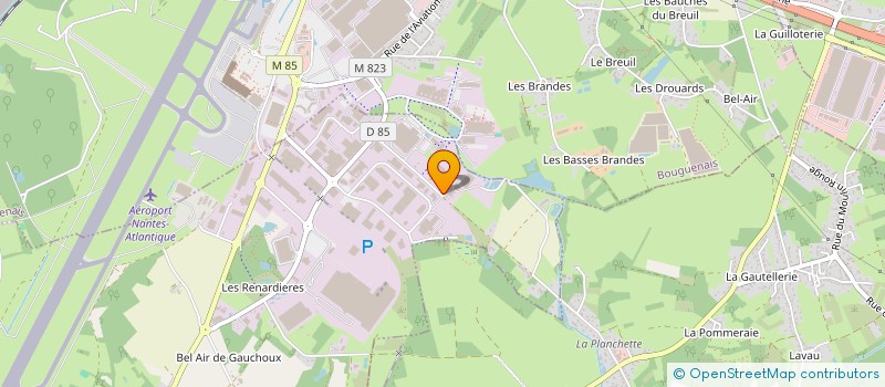 localisation de l'entreprise SCI SOFOGO  SAINT-AIGNAN-GRANDLIEU