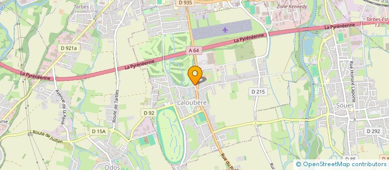 localisation de l'entreprise SCI SOFOLA  LALOUBERE