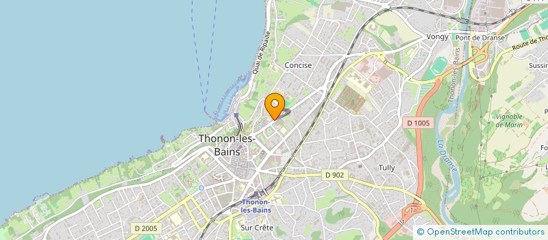 localisation de l'entreprise SCI SOFOLIV à THONON-LES-BAINS