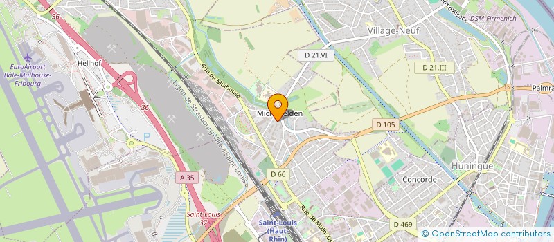 localisation de l'entreprise SCI SOFRA  SAINT-LOUIS