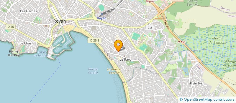 localisation de l'entreprise SCI SOFRA  SAINT-GEORGES-DE-DIDONNE