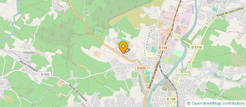 localisation de l'entreprise SCI SOFRALE  LIMOUX