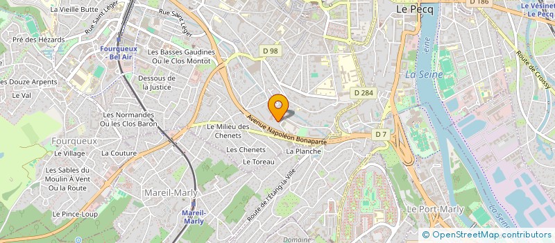 localisation de l'entreprise SCI SOFRALUCA  SAINT-GERMAIN-EN-LAYE