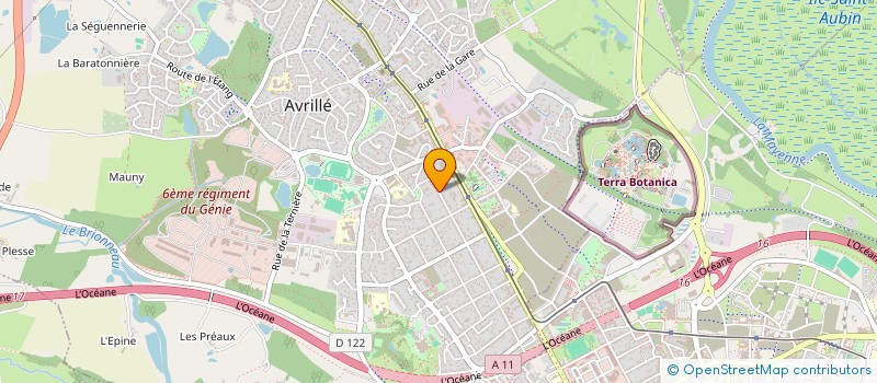 localisation de l'entreprise SCI SOFRAMI  AVRILLE