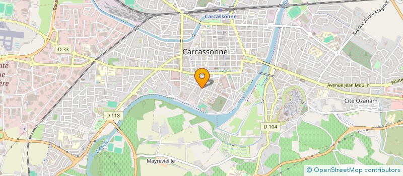 localisation de l'entreprise SCI SOFRE à CARCASSONNE