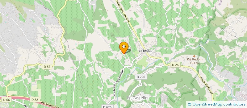localisation de l'entreprise SCI SOFRED à LE CASTELLET