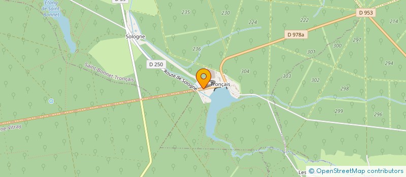 localisation de l'entreprise SCI SOFRED  SAINT-BONNET-TRONCAIS