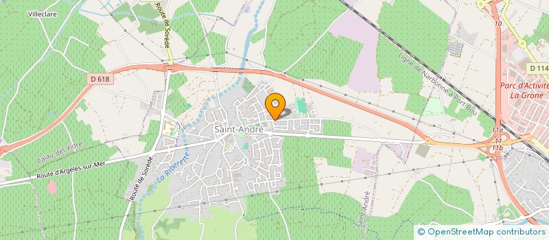 localisation de l'entreprise SCI SOFRED à SAINT-ANDRE