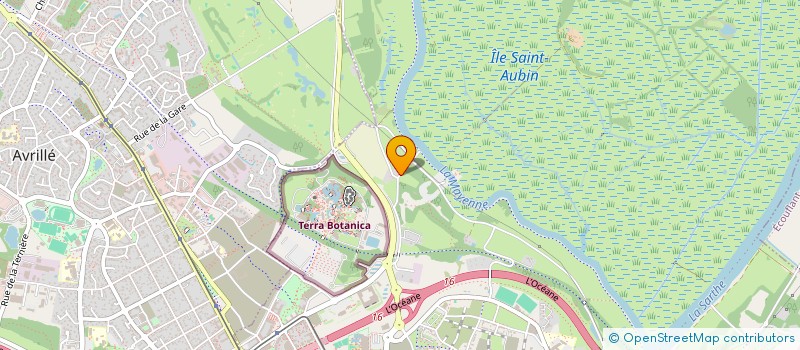 localisation de l'entreprise SCI SOFRESNE à ANGERS