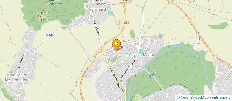 localisation de l'entreprise SCI SOFRIC  CREGY-LES-MEAUX