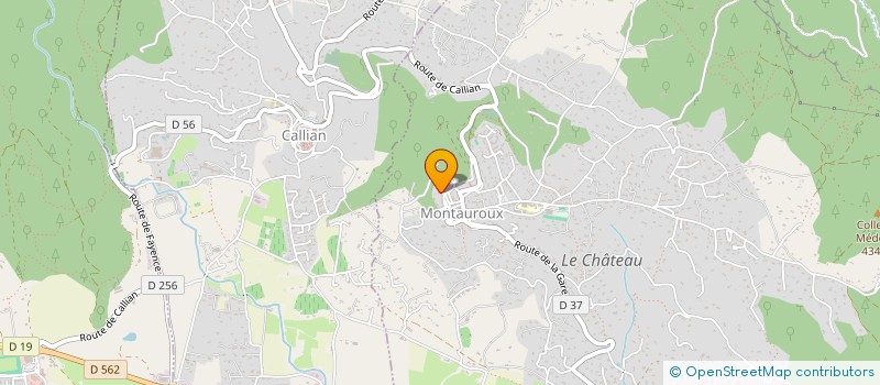 localisation de l'entreprise SCI SOFRINE  MONTAUROUX