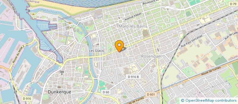 localisation de l'entreprise SCI SOFRUCH à DUNKERQUE