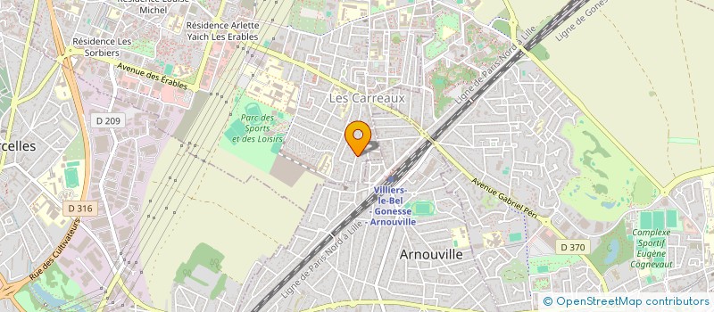 localisation de l'entreprise SCI SOFT  VILLIERS-LE-BEL