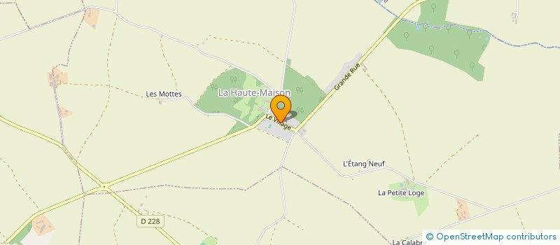 localisation de l'entreprise SCI SOFTHOPE  LA HAUTE-MAISON