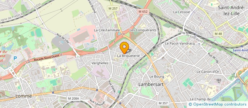 localisation de l'entreprise SCI SOFTPAIE à LAMBERSART