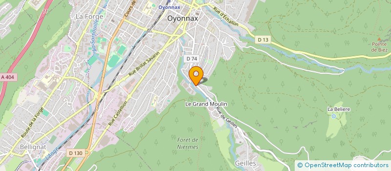 localisation de l'entreprise SCI SOFU OGLU à OYONNAX