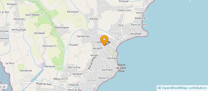 localisation de l'entreprise SCI SOGANIEL  LOCTUDY