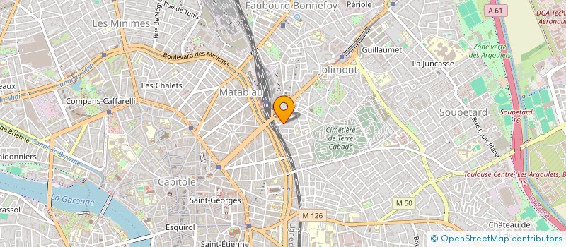 localisation de l'entreprise SCI SOGECE  TOULOUSE