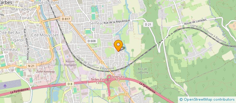 localisation de l'entreprise SCI SOGEDI  SEMEAC