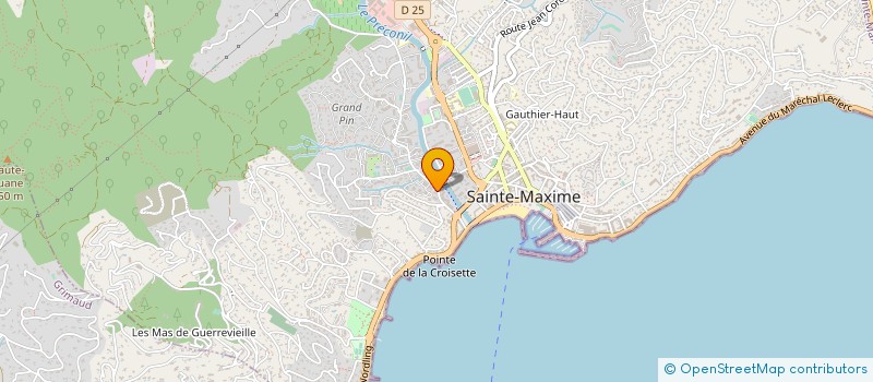 localisation de l'entreprise SCI SOGEDIN à SAINTE-MAXIME