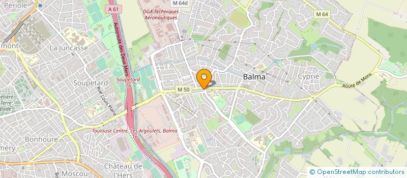 localisation de l'entreprise SCI SOGEDOUX  PIN-BALMA