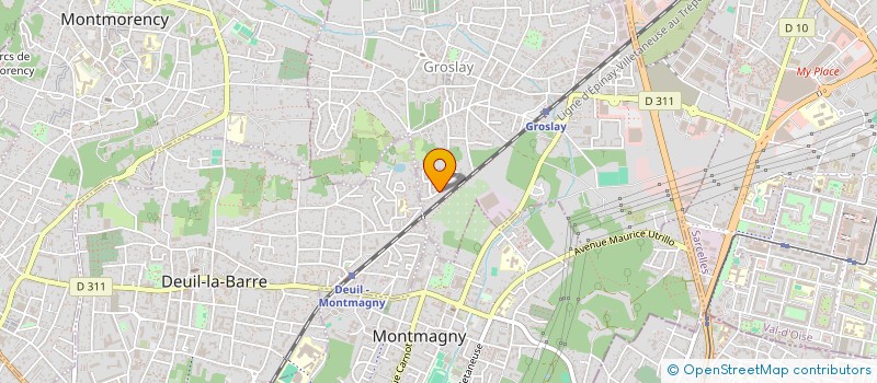 localisation de l'entreprise SCI SOGEFIG  GROSLAY