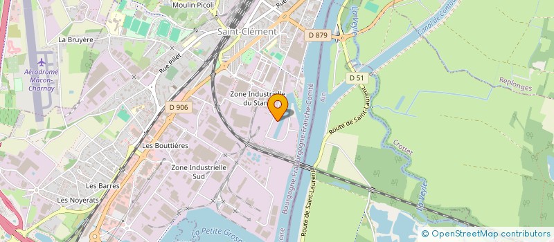 localisation de l'entreprise SCI SOGEMA  MACON