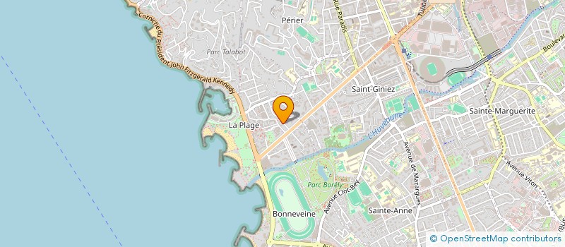 localisation de l'entreprise SCI SOGEVILLENEUVE à MARSEILLE 8