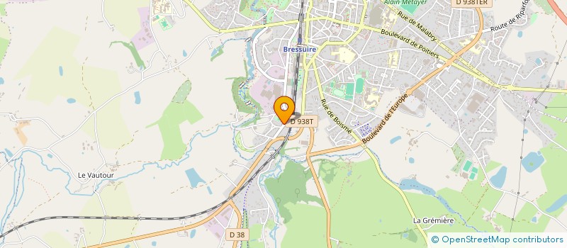 localisation de l'entreprise SCI SOGHIS  BRESSUIRE