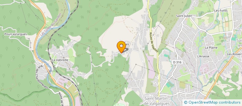 localisation de l'entreprise SCI SOGI  SAINT-MARTIN-DE-VALGALGUES