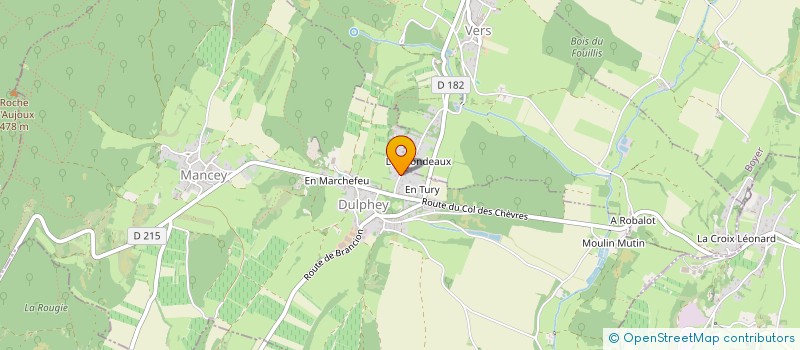 localisation de l'entreprise SCI SOGI  MANCEY