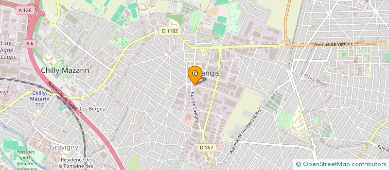 localisation de l'entreprise SCI SOGIMAR LE MADREPORE  MORANGIS