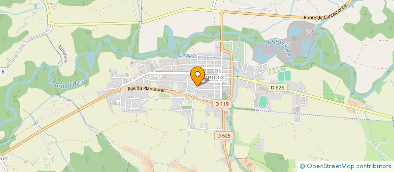 localisation de l'entreprise SCI SOGIMM à MIREPOIX