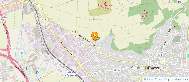 localisation de l'entreprise SCI SOGIMO V  COURNON D AUVERGNE