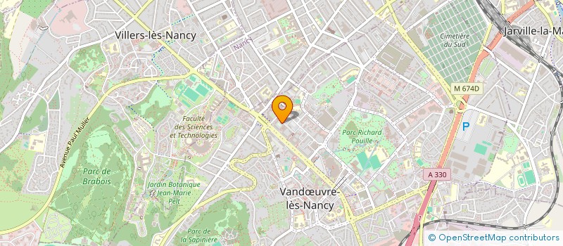 localisation de l'entreprise SCI SOGINIF  VANDUVRE-LES-NANCY