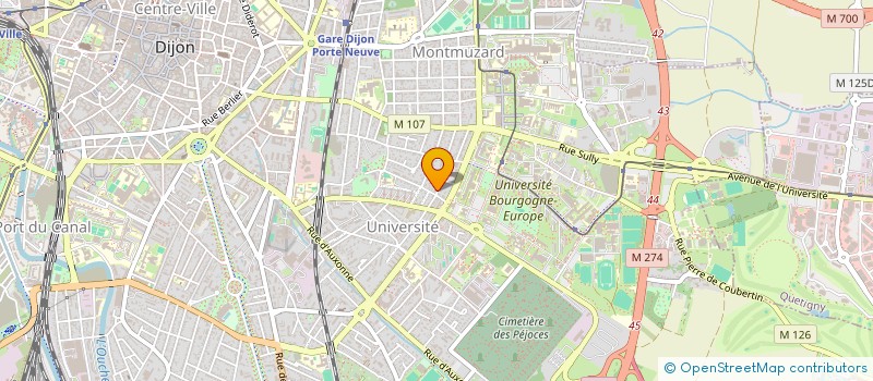 localisation de l'entreprise SCI SOGIPEFI à DIJON