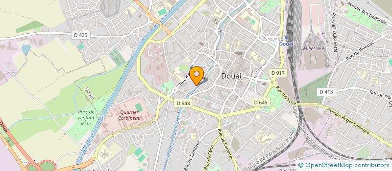 localisation de l'entreprise SCI SOGIS à DOUAI