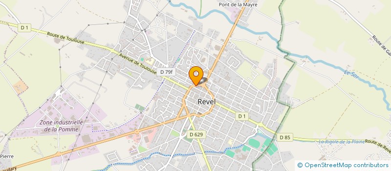 localisation de l'entreprise SCI SOGOUD  REVEL