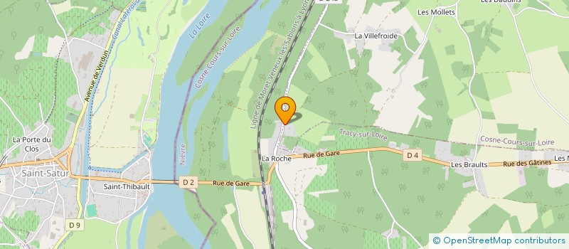 localisation de l'entreprise SCI SOGUI à COSNE-COURS-SUR-LOIRE