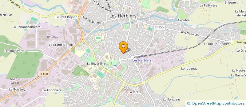 localisation de l'entreprise SCI SOGUI à LES HERBIERS