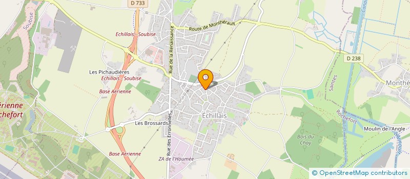 localisation de l'entreprise SCI SOGUIBAT  ECHILLAIS