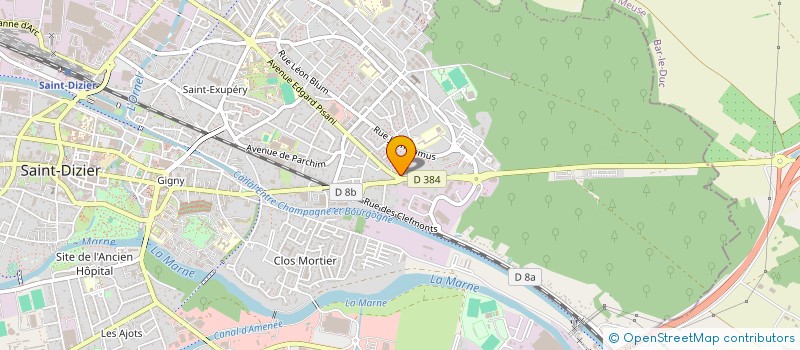 localisation de l'entreprise SCI SOGUT à SAINT-DIZIER